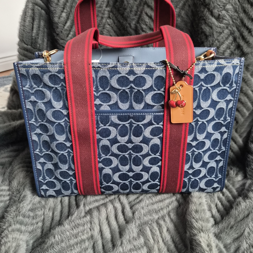Coach Smith Denim Tote Bag